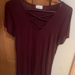 Maroon Women’s Top